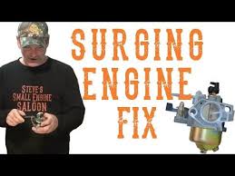 How To Fix A Surging Engine On A Lawn Mower Pressure Washer Tiller Etc Video Youtube Engineering Lawn Mower Lawn Mower Repair