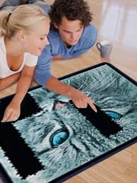 Portable puzzle board 1500 pieces. Blue Dark Grey Up To 1500 Pieces Non Slip Surface Sturdy And Movable Becko Jigsaw Puzzle Board Portable Puzzle Mat For Puzzle Storage Puzzle Saver Jigsaw Puzzles Toys Games