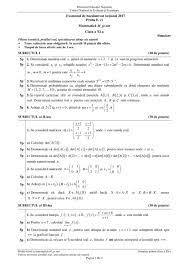 Filiera teoretică, profilul real, specializările: Dute La MuncÄƒ InstrucÈ›iuni PastÄƒ Subiecte Simulare Bac 2019 Mate Butlercarriers Com