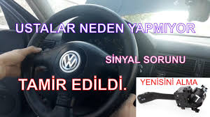 Sinyal Kolu Tamiri Golf 4 Hizli Flasor Sesi Cozumu Yenisini Alma Tamir Et Youtube