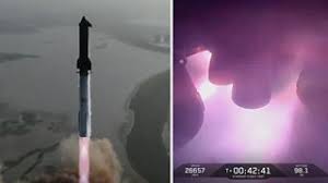 Moment SpaceX Starship spins out of control in test flight