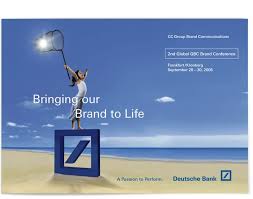 Deutsche Bank Brand Conferences Bank Branding Bank Design Deutsch