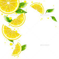 Background Of Lemon And Juice Splashes Lemon Clipart Lemon Background Milk Art