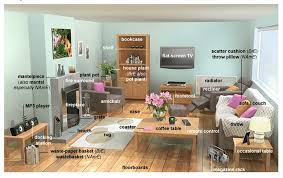 Around The House Vocabulary Let S Go Around My House Eslbuzz Learning English House Room Living Room Bookcase
