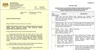 Insentif Alat Bantuan Mengajar Cara Memohon Syarat Kelayakan