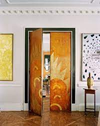 Skincare Legend Terry De Gunzburg S Art Filled New York Apartment Art Deco Door Art Deco Interior Interior Deco