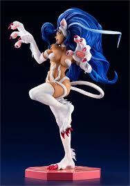 23cm Vampire Felicia Bishoujo Statue Sexy Nude Girl Model PVC Anime Action  Hentai Figure Adult Collection Model Toys Doll Gifts 