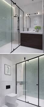 Glass blocks adding unique accent to interior design. Black Framed Glass Walls Separate The Bedroom In This Kiev Apartment