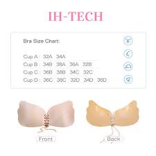 Adhesive Bra Push Up Strapless Bra With Drawstring Reusable Invisible Silicone Backless Bras For Women Nude A Cup