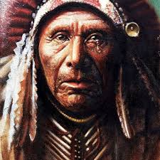 Does anybody remember the Indian looking over the highway and saw all the  garbage and he had a tear in his eye￼?
