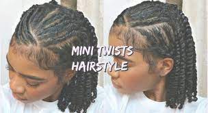 New 40 Best Short Natural Twist Hairstyles In 2020 Mini Twists Natural Hair Pros Amp Am Mini Twists Natural Hair Natural Hair Braids Natural Hair Styles Easy