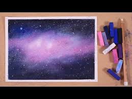 Galaxy Drawing Soft Pastels On Faber Castell Youtube Galaxy Drawings Soft Pastel Art Pastel Galaxy