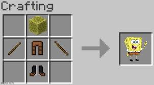 If you want more how to make a portal to spongebob mcpe videos please let me kn. How To Make Sponge Bob In Minecarft Imgflip