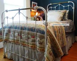 Antique Iron Brass Twin Day Bed Vintage White Antique Iron Beds Iron Bed Old Bed Frames