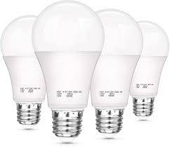 Amazon Com Dusk To Dawn Light Sensor Bulbs A19 12w 100 Watt Equivalent Led Auto On Off Light Bulbs 1200 Lumens E26 Base Warm White 3000k Led Smart Sensor Lights Outdoor Indoor For Porch
