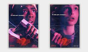 Almost 15 months after stranger things debuted the first season 4 teaser, the hugely popular netflix series this morning has released a new glimpse from the. Stranger Things Season 2 Posters Cool Material