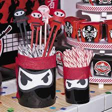 Kick Your Party Supplies Up A Notch With These Ninja Eye Printables Adhere These Pa Ninja Themed Birthday Party Ninja Birthday Parties Ninja Party Decorations