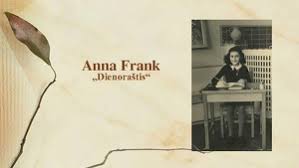 Žydaitė ana frank dienoraštį pradėjo rašyti 1942 m. Ana Frank Dienorastis Pristatymas Mokslobaze Lt