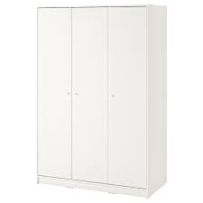 We also offer bedside table and clothes stands & shoe racks to suit your needs. Kleppstad Wardrobe With 3 Doors White 46 1 8x69 1 4