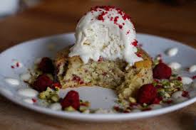 Rose water, rose petals, rose petals, rose, french vanilla ice cream. Cardamom Rose Pistachio Cakes With Coconut Ice Cream Briana S Kitchen