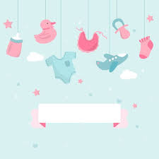 Baby Shower Theme Copy Space Free Vector Baby Shower Background Baby Shower Theme Free Baby Stuff