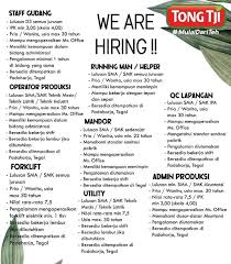 We did not find results for: Loker Temanku Pt Cahaya Tirta Rasa Tong Tji Alumni Facebook