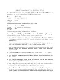 Surat perjanjian sewa rumah versi bahasa malaysia (bm) & bahasa inggeris (english). Contoh Surat Perjanjian Sewa Menyewa Rumah