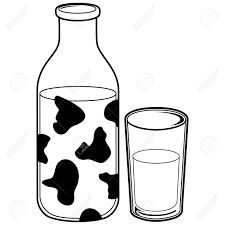 Color in this picture of milk and pickles and others with our library of online coloring pages. Milk Bottle And Glass Of Milk Vector Black And White Coloring Royalty Free Cliparts Vectors And Stock Illustration Image 140433476