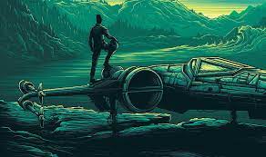 If you're looking for the best 4k star wars wallpaper then wallpapertag is the place to be. Hd Wallpaper Blue Cyan Forest Green Mountain Pastel Pilot Star Wars Wallpaper Flare
