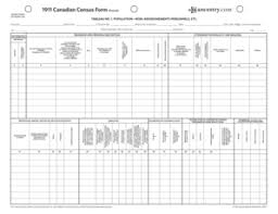 Statistics canada will not ask questions on income but rather use information already available from the canada. Fillable Online 1911 Canadian Census Form French Fourth Census Of Canada 1901 Fax Email Print Pdffiller