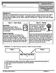 Common Core Grade 3 Compare Contrast Texts Ri 3 9 Practice Third Grade Reading Common Core Reading Standards 3rd Grade Reading