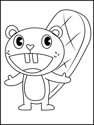 Happy Tree Friends Printable Images For Colouring For Kids 22 In 2020 Happy Tree Friends Coloring Pages For Kids Coloring For Kids