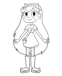 Star Butterfly Star Vs The Forces Of Evil Coloring Page Drawing Stars Butterfly Coloring Page Butterfly Drawing