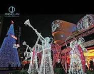 Color LED Motif Lighting Angels Christmas Celebration High Quality Festival  Light Street Garden Mall Decoration