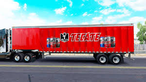 Trailer del film american skin (2019) regia di nate parker, con nate parker, omari hardwick, theo rossi, beau knapp, allius barnes, dominic bogart. Skin Tecate On A Curtain Semi Trailer For American Truck Simulator