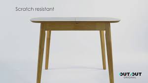 Shop quality extending dining tables exclusively at pottery barn®. Dansk Extendable Dining Table 4 Chair Set In White