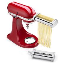 I tried it myself and after that first big failure with the machine, i didn't play with it again for awhile. Kitchenaid 2 Piece Pasta Cutter Set Ksmpca Walmart Com Walmart Com