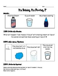 Check spelling or type a new query. It S Raining It S Pouring Shaving Cream Cloud Experiment Data Sheets