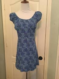 Shop with confidence on ebay! Vintage 90s Betsey Johnson Blue Green Floral Empire Waist Cap Etsy