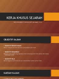 28 februari 2018 20:48 diperbarui: Kerja Khusus Sejarah Nurkhairunnisa