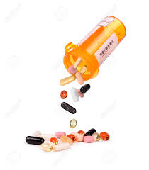 Download Color Pills Falling Out Of Plastic Yellow Bottle Isolated Stock Photo Picture And Royalty Free Image Image 71367090 PSD Mockup Templates