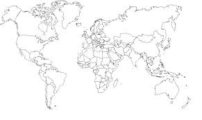 Consultez nos cartes du monde. Fonds De Cartes Vides Pour Faire Des Croquis En Geographie