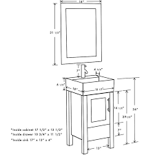 W sedgewood vanity in dark cognac the 36 in. 20 Bathroom Vanity Dimensions Magzhouse