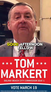 Think your vote doesn’t make a difference? Think again! Vote for Tom  Markert!, #VoteSmart #TomMarkert #DelrayBeachDecides #delraybeachlocals  #delraybeachflorida #delray , #delraybeach
