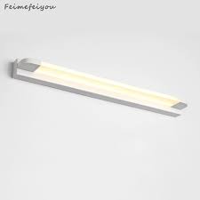 Modern Long Bathroom Vanity Light Bar Over Mirror Led Wall Sconce Fixtures Indoor Stainless Steel Daylight Bath Makeup Lighting Led Indoor Wall Lamps Aliexpress