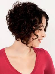Makes trimming your hair at home easy and g. Short Curly A Line Bob Novocom Top
