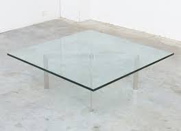 The barcelona table top features a thick, clear polished plate glass with 1/8 beveled edge. Tugendhat Barcelona Coffee Table By Mies Van Der Rohe Vintage Film And Furniture