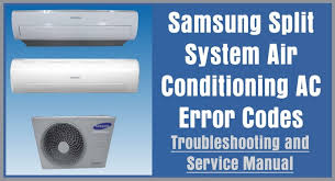 Inside the air handler unit, the high voltage wiring powers the indoor fan, the heater and provide power for the transformer. Samsung Split System Ac Error Codes Troubleshooting Pdf Manuals