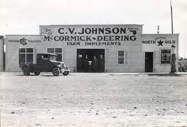 Johnson and johnson is currently involved in the production and marketing of a covid adenovirus viral vector. C V Johnson Farm Implement Storefront Photograph Wisconsin Historical Society