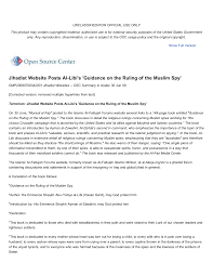 Please provide some commentary on the hadith. Https Fas Org Irp Dni Osc Libi Pdf